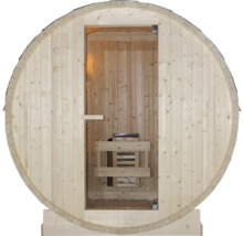 Sudová sauna ze dřeva se vstupními dveřmi