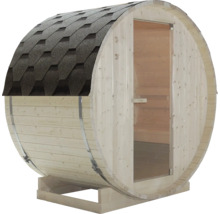 Sudová sauna ze dřeva se střešními šindeli