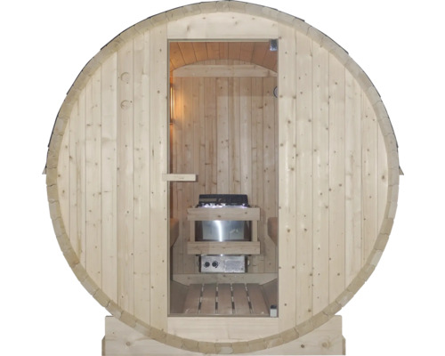 Sudová sauna s kamny a skleněnými dveřmi