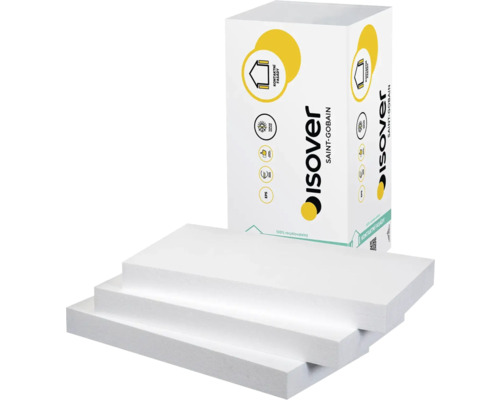 Izolační desky Isover na fasády z polystyrenu s obalem