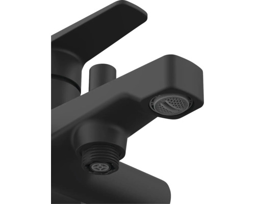 Černá vodovodní baterie k montáži