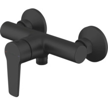 Černá páková směšovací baterie pro montáž na stěnu