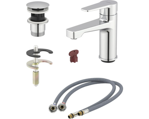 Umyvadlová baterie s instalačním příslušenstvím