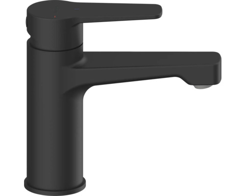 Černá umyvadlová páková baterie