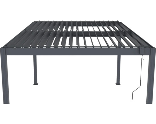 Pergola s nastavitelnými lamelami do zahrady