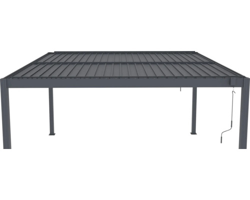 Pergola s lamelovou střechou