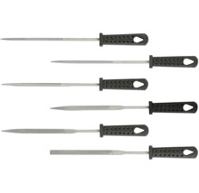 Sada jehlových pilníků s plastovou rukojetí