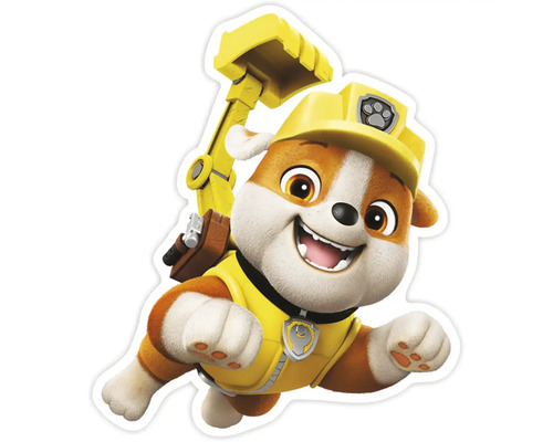 Obrázek Rubble z Tlapkové patroly s helmou a lopatou