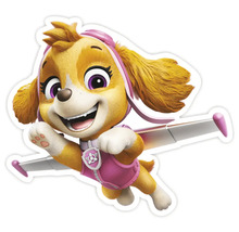 Samolepka Skye z Tlapkové patroly s letadlem