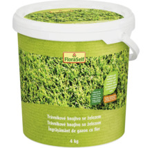 Travníkové hnojivo se železem v kbelíku