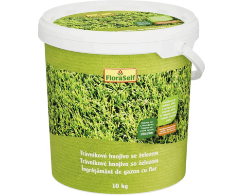 Travnikové hnojivo se železem v kbelíku, 10 kilogramů