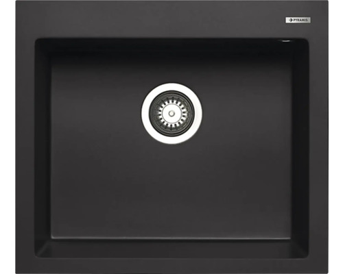 Dřez Pyramis ISTROS 500 černá 070217701 Kamenný dřez s odtokem