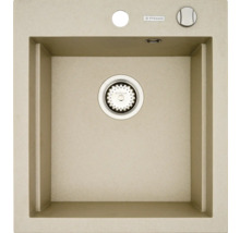 Granitový dřez s odtokovou armaturou