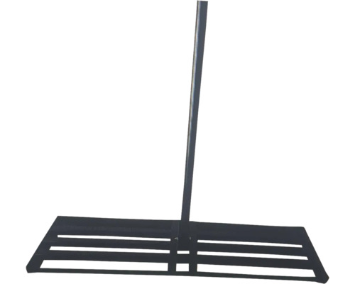 Kovové hrábě na listí s násadou