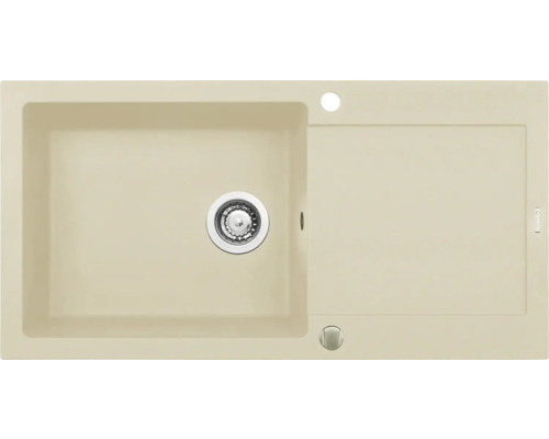 Dřez Pyramis MIDO 500 ivy moka 070089401 Kamenný dřez s odkapávací plochou