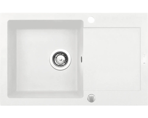 Plastový dřez s odkapávací plochou