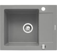 Granitový dřez s odkapávací plochou a sítkovým ventilem