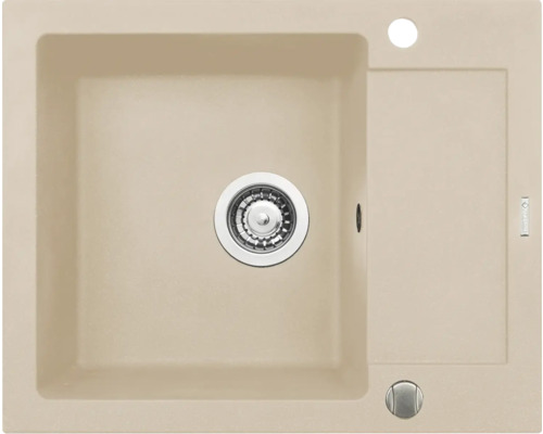 Dřez Pyramis MIDO 500 béžová 070088301 Granitový dřez s odkapávací plochou