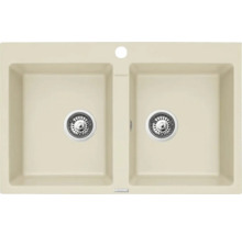 Dvojitý granitový dřez