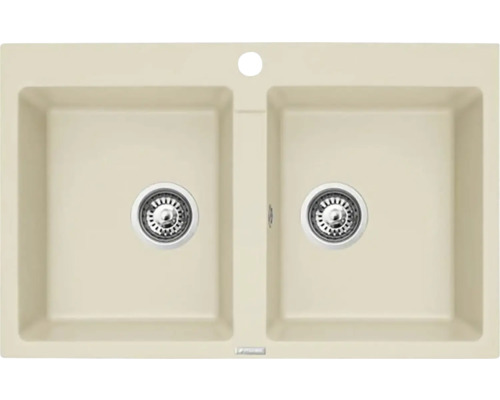 Dvojitý granitový dřez