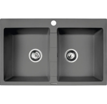 Dvojitý granitový dřez