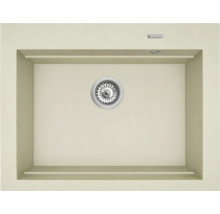 Dřez z kompozitního materiálu se sítkovým ventilem