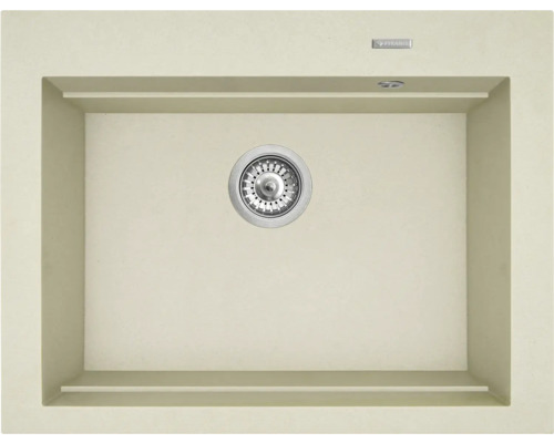 Dřez Pyramis SIROS 515 ivy moka 070094501 Dřez z kompozitního materiálu se sítkovým ventilem