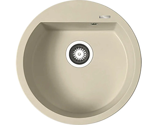 Dřez Pyramis ALAZIA 510 ivy moka 070105311 Kulatý kuchyňský dřez pro vestavění