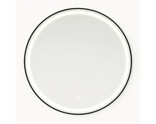 Kulaté zrcadlo s obvodovým osvětlením