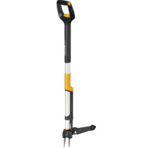 Vyrývač plevele z kovu s plastovou rukojetí do zahrady