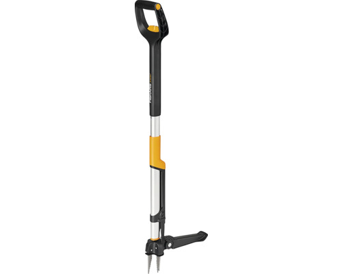 Vyrývač plevele z kovu s plastovou rukojetí do zahrady