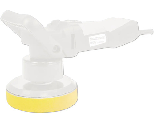 Leštička s žlutým lešticím kotoučem