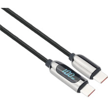 USB-C kabel s ukazatelem výkonu ve wattech