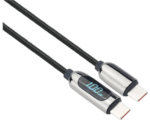 USB-C kabel s ukazatelem výkonu ve wattech