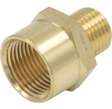 Mosazná redukce s vnitřním a vnějším závitem