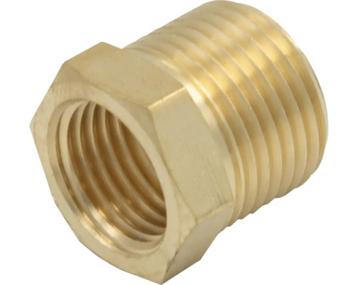 Mosazná tvarovka se závitem pro spojování trubek