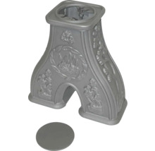 Podstavec kamen s ozdobami a krytem