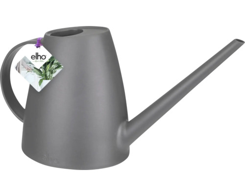 Šedá konev na květiny s dlouhým výtokem