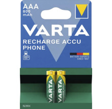 Varta Recharge Accu Phone AAA 800 mAh v balení po dvou kusech