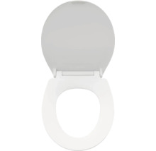 Plastové záchodové prkénko, otevřená poloha