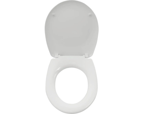 Toaletní sedátko s otevřeným víkem