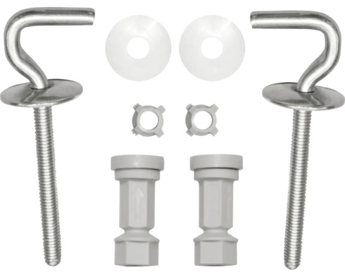 Upevňovací sada pro WC sedátka se šrouby, podložkami a maticemi