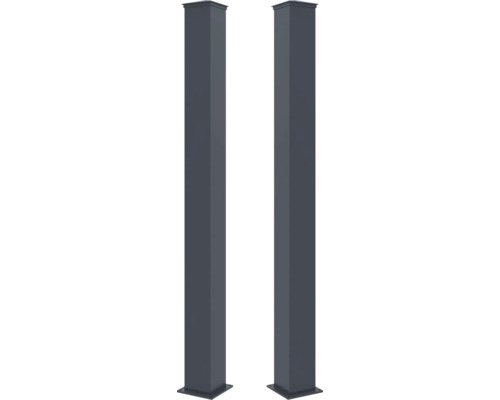 Sloupek G21 pro branku a bránu 15x190cm Dva kovové sloupky plotu