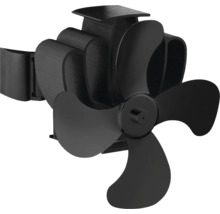 Černý ventilátor kamen s třemi lopatkami