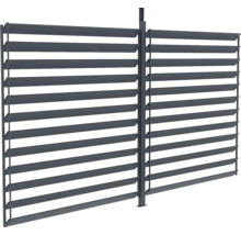 Lamelový plot z kovu