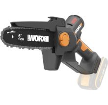 Akumulátorová řetězová pila Worx s délkou řezu 15 centimetrů