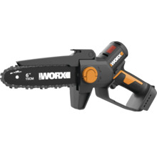 Akumulátorová mini řetězová pila se řeznou délkou 15 cm od společnosti Worx