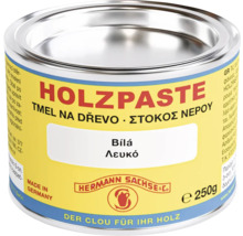 Hermann Sachse und Company Tmel na dřevo, 250 gramová dóza, bílá pasta na opravu dřeva.
