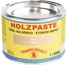 250gramová plechovka tmelu na dřevo Hermann Sachse v odstínu buk.