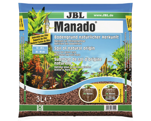JBL Manado substrát do akvária, 3 litry
